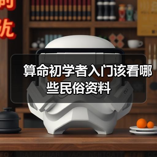 算命初学者入门该看哪些民俗资料