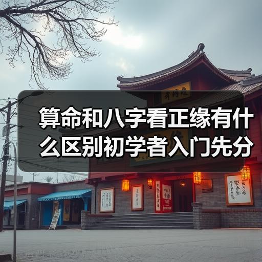 算命和八字看正缘有什么区别初学者入门先分清这几点