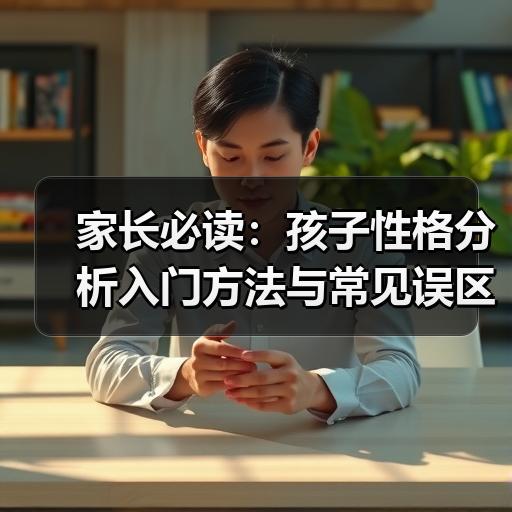 家长必读：孩子性格分析入门方法与常见误区辨别