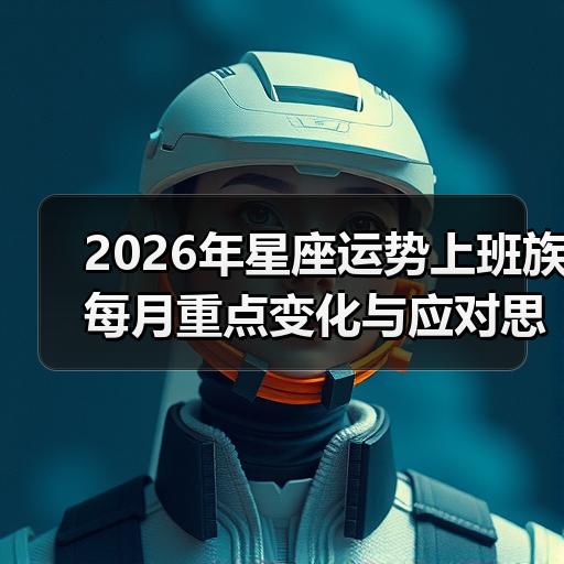 2026年星座运势上班族每月重点变化与应