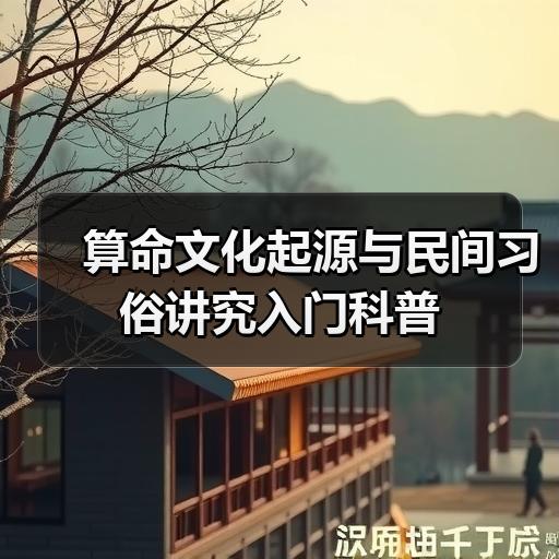 算命文化起源与民间习俗讲究入门科普