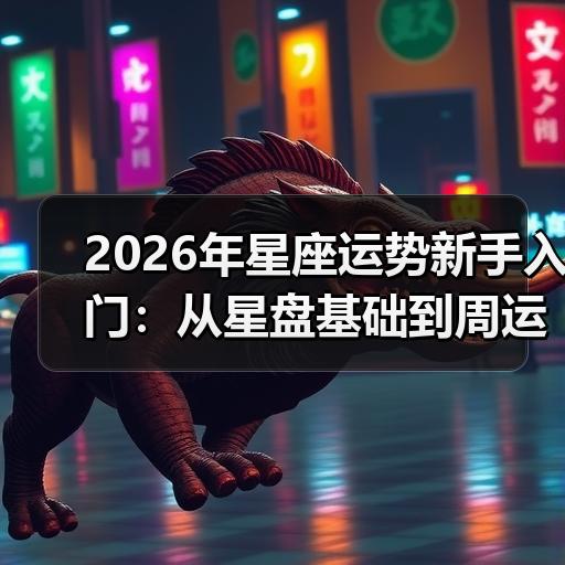 2026年星座运势新手入门：从星盘基础到周运解读的完整方法
