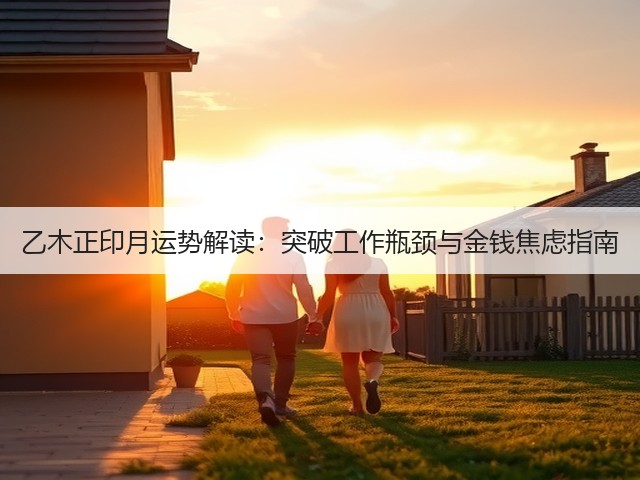 乙木正印月运势解读:突破工作瓶颈与金钱焦虑指南(图2) 乙木正印月运势解读:突破工作瓶颈与金钱焦虑指南(图2)