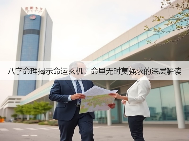 八字命理揭示命运玄机：命里无时莫强求的深层解读