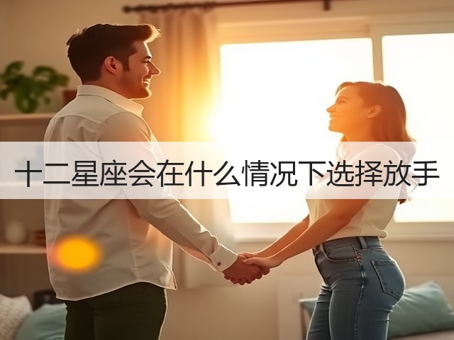 十二星座会在什么情况下选择放手(图1) 十二星座会在什么情况下选择放手(图1)