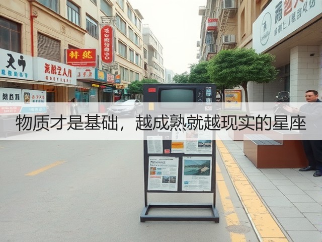 物质才是基础，越成熟就越现实的星座(图1)