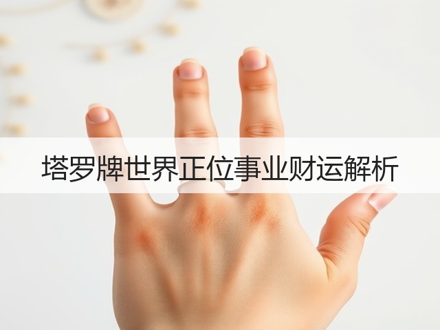 塔罗牌世界正位事业财运解析(图2) 塔罗牌世界正位事业财运解析(图2)