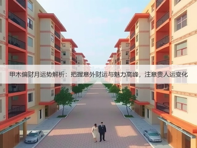 甲木偏财月运势解析：把握意外财运与魅力高峰，注意贵人运变化(图2)