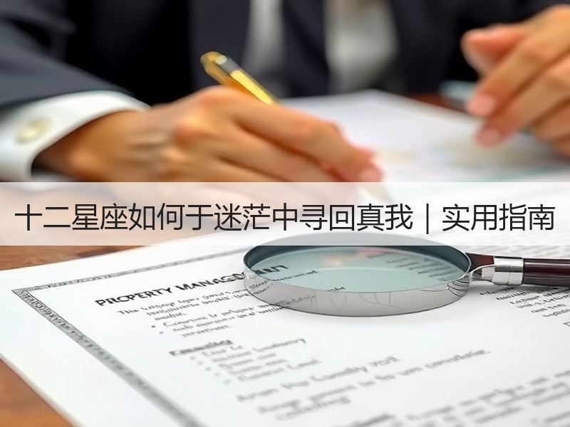 十二星座如何于迷茫中寻回真我｜实用指南