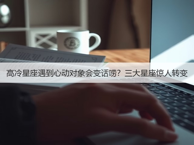 高冷星座遇到心动对象会变话唠？三大星座惊人转变(图2)