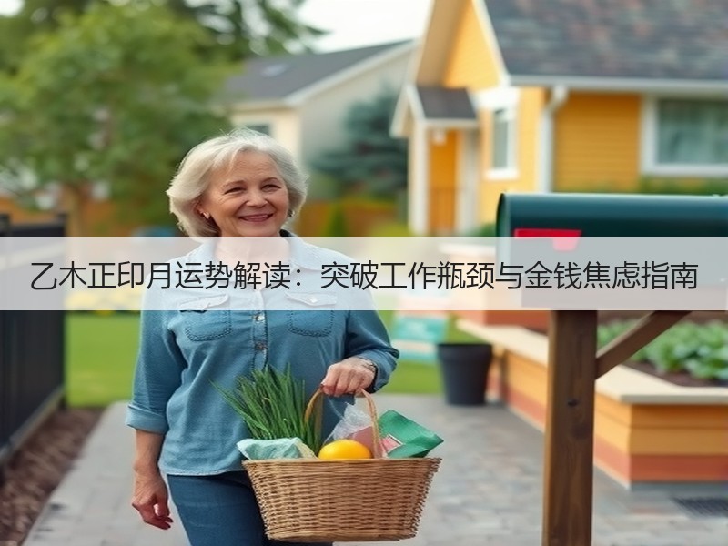 乙木正印月运势解读：突破工作瓶颈与金钱焦虑指南