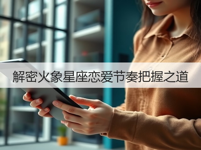 解密火象星座恋爱节奏把握之道(图1)