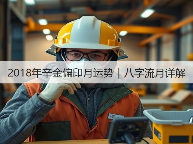 2018年辛金偏印月运势｜八字流月详解(图1)