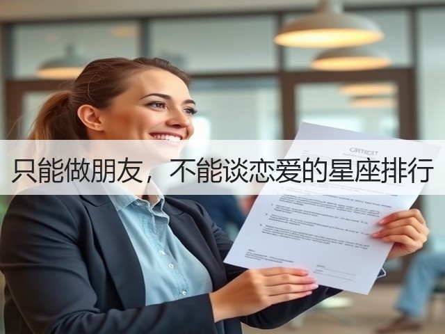 只能做朋友，不能谈恋爱的星座排行(图2)