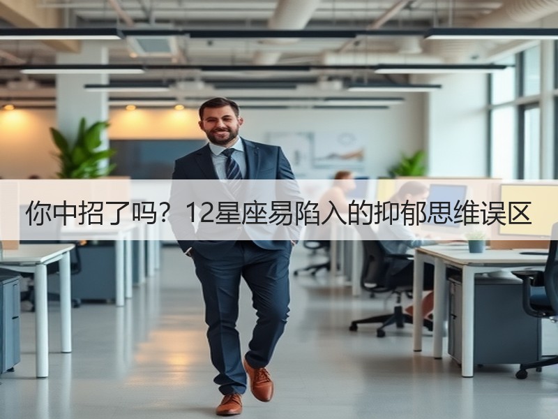 你中招了吗？12星座易陷入的抑郁思维误区
