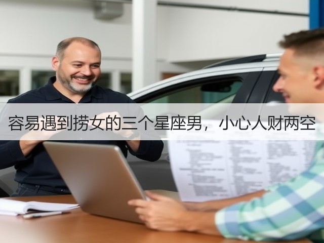 容易遇到捞女的三个星座男，小心人财两空(图2)