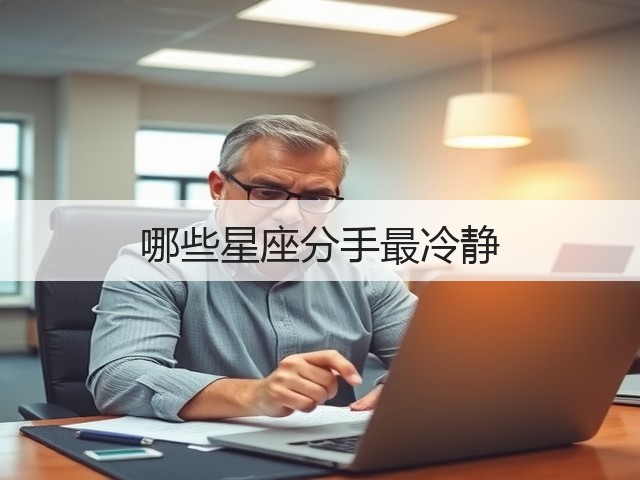 哪些星座分手最冷静(图2) 哪些星座分手最冷静(图2)