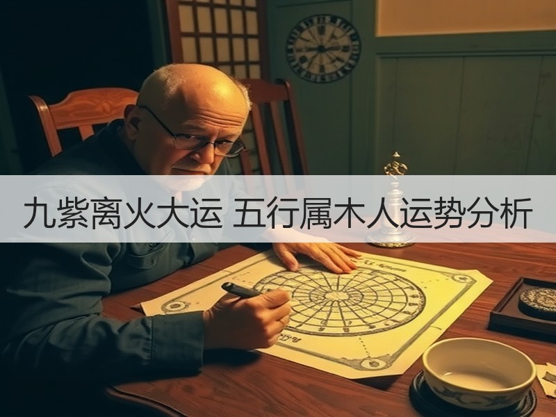 九紫离火大运 五行属木人运势分析