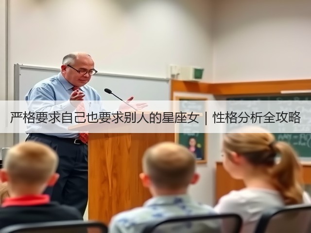 严格要求自己也要求别人的星座女|性格分析全攻略(图3) 严格要求自己也要求别人的星座女|性格分析全攻略(图3)