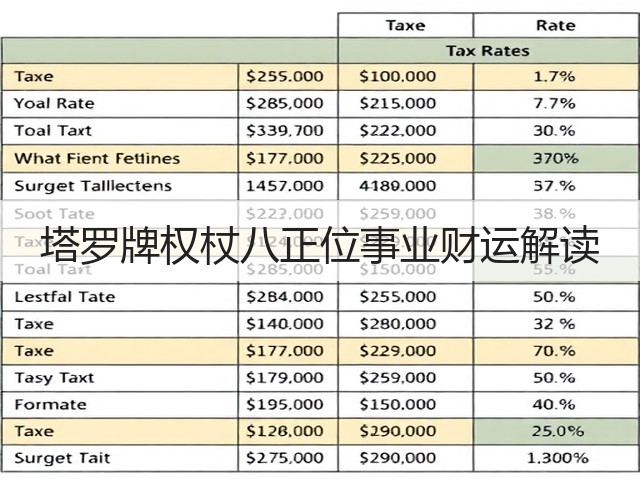 塔罗牌权杖八正位事业财运解读(图1)