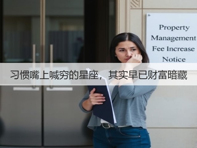 习惯嘴上喊穷的星座，其实早已财富暗藏(图2)