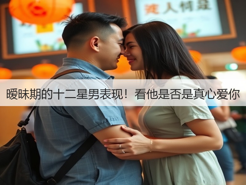 暧昧期的十二星男表现！看他是否是真心爱你