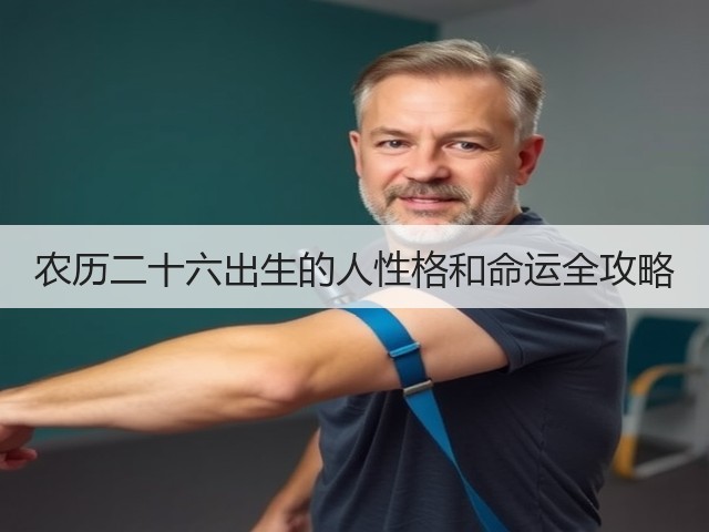 农历二十六出生的人性格和命运全攻略(图3) 农历二十六出生的人性格和命运全攻略(图3)