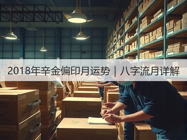 2018年辛金偏印月运势｜八字流月详解(图2)