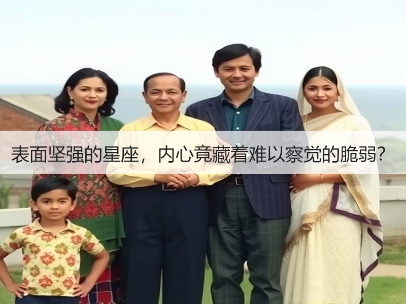 表面坚强的星座，内心竟藏着难以察觉的脆弱？
