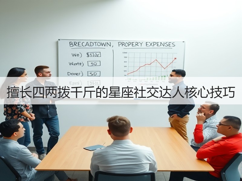 擅长四两拨千斤的星座社交达人核心技巧