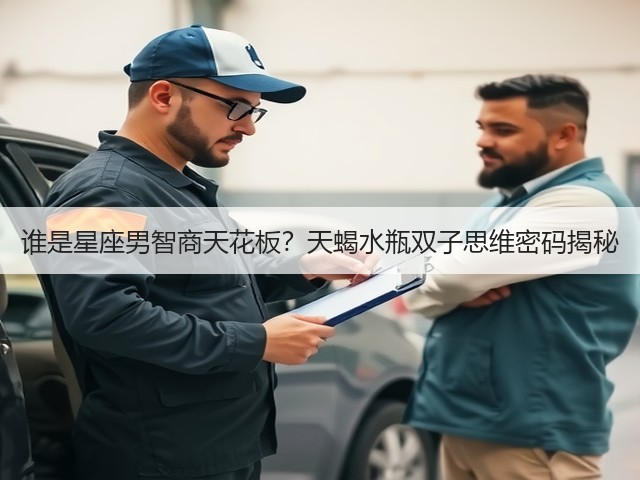谁是星座男智商天花板？天蝎水瓶双子思维密码揭秘(图1)