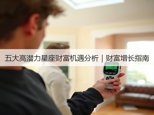 五大高潜力星座财富机遇分析|财富增长指南(图2) 五大高潜力星座财富机遇分析|财富增长指南(图2)