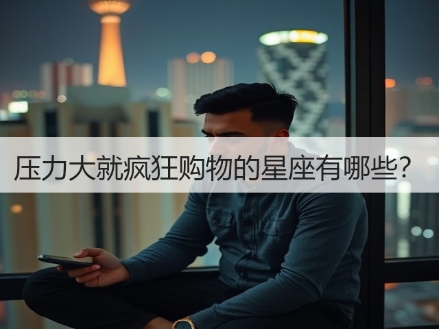 压力大就疯狂购物的星座有哪些?(图1) 压力大就疯狂购物的星座有哪些?(图1)