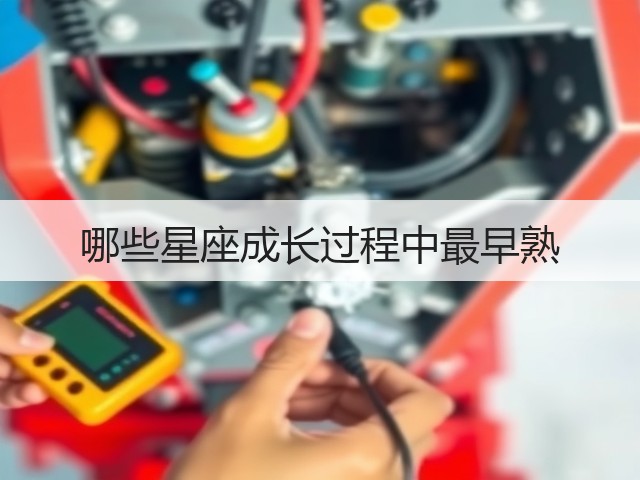 哪些星座成长过程中最早熟(图2) 哪些星座成长过程中最早熟(图2)
