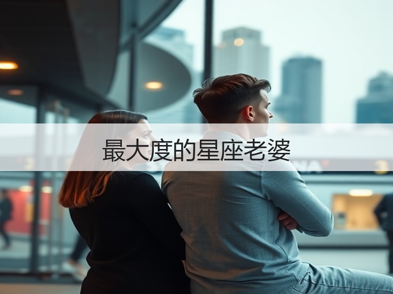 最大度的星座老婆