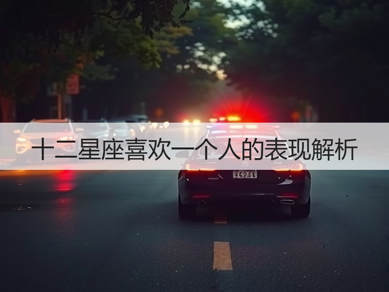 十二星座喜欢一个人的表现解析