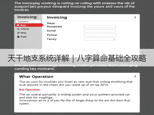 天干地支系统详解｜八字算命基础全攻略(图1)