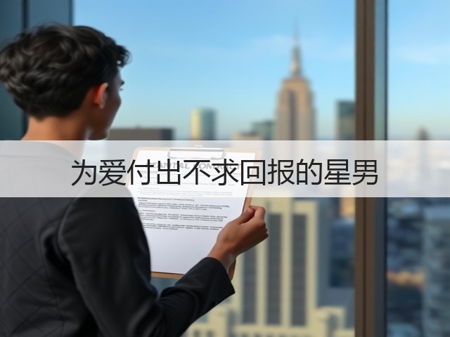 为爱付出不求回报的星男(图2)