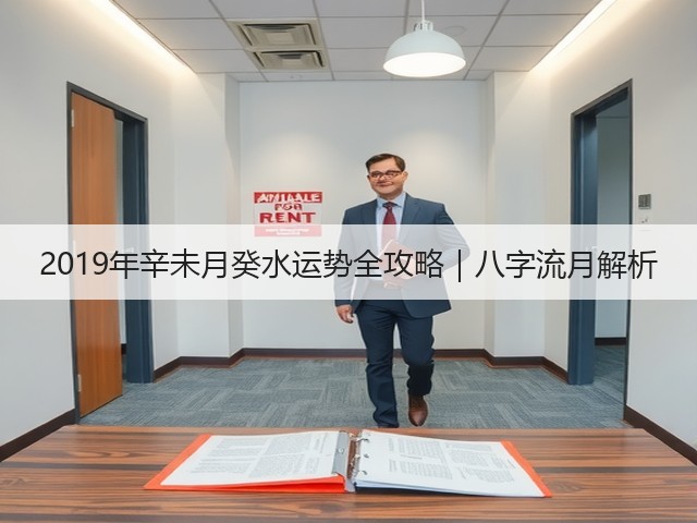 2019年辛未月癸水运势全攻略|八字流月解析(图1) 2019年辛未月癸水运势全攻略|八字流月解析(图1)