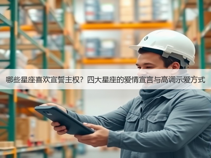 哪些星座喜欢宣誓主权？四大星座的爱情宣言与高调示爱方式