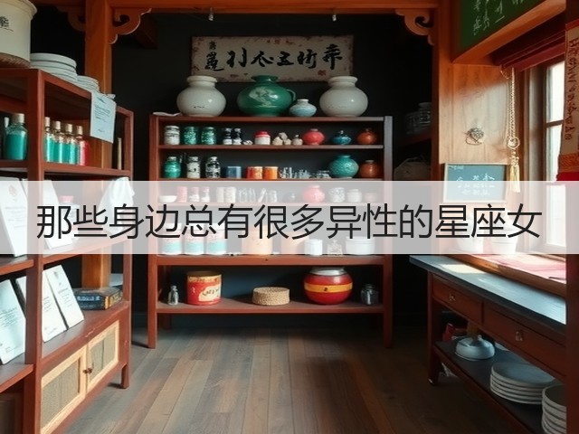 那些身边总有很多异性的星座女(图1) 那些身边总有很多异性的星座女(图1)
