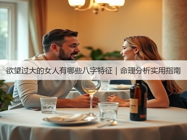欲望过大的女人有哪些八字特征｜命理分析实用指南(图2)