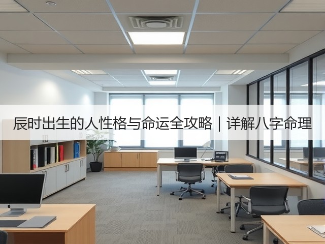 辰时出生的人性格与命运全攻略|详解八字命理(图2) 辰时出生的人性格与命运全攻略|详解八字命理(图2)