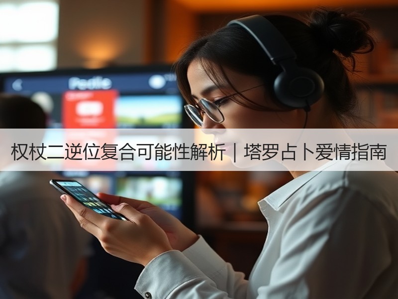 权杖二逆位复合可能性解析｜塔罗占卜爱情指南