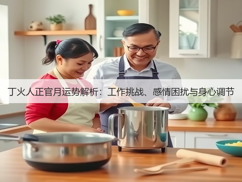 丁火人正官月运势解析：工作挑战、感情困扰与身心调节