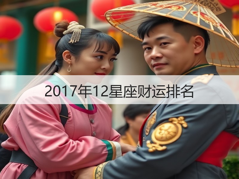 2017年12星座财运排名