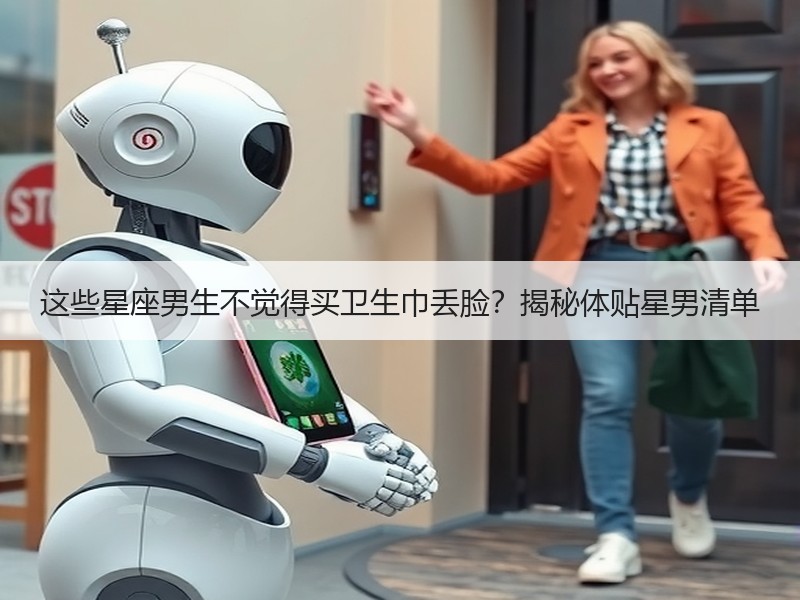 这些星座男生不觉得买卫生巾丢脸？揭秘体贴星男清单