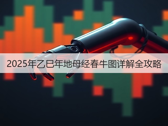 2025年乙巳年地母经春牛图详解全攻略(图1) 2025年乙巳年地母经春牛图详解全攻略(图1)