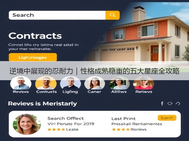 逆境中展现的忍耐力|性格成熟稳重的五大星座全攻略(图3) 逆境中展现的忍耐力|性格成熟稳重的五大星座全攻略(图3)