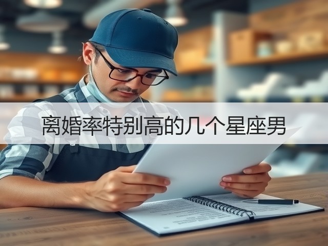 离婚率特别高的几个星座男(图2) 离婚率特别高的几个星座男(图2)